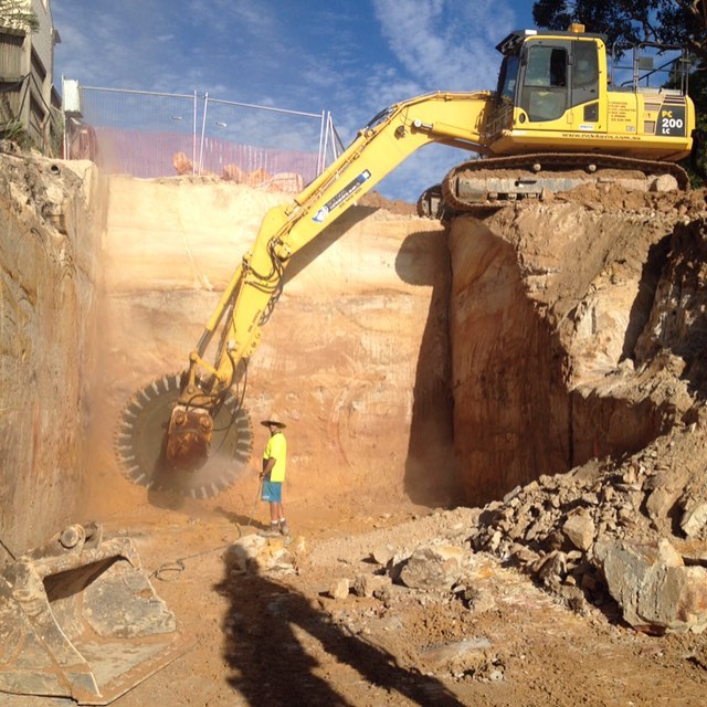Rock Sawing in Sydney NSW Rick Davis Contracting